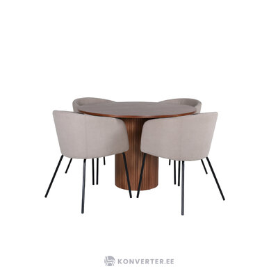 Round dining set (bianca, berit)