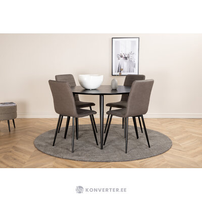 Round dining set (dipp, windu)