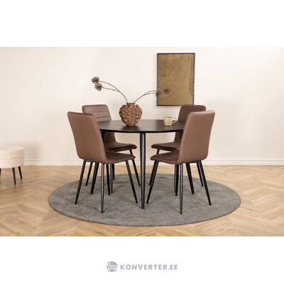 Round dining set (dipp, windu)