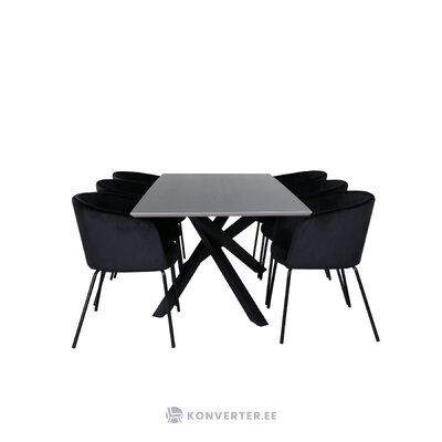 Rectangular dining set (piazza, berit)