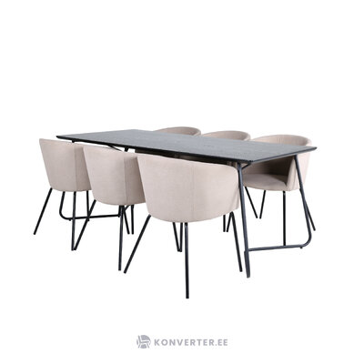 Rectangular dining set (petra, berit)