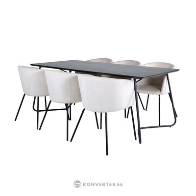 Rectangular dining set (petra, berit)