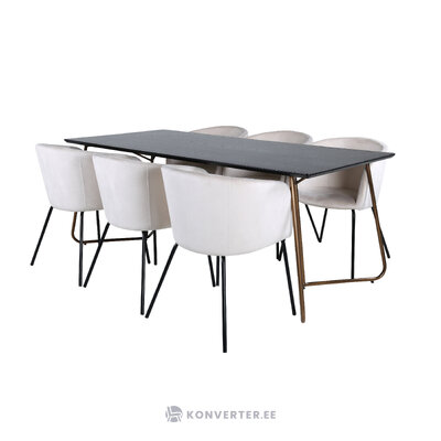 Rectangular dining set (petra, berit)