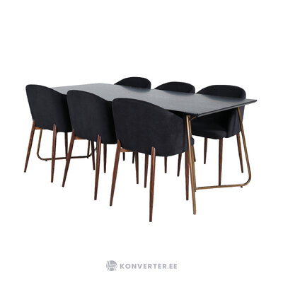 Rectangular dining set (petra, arch)