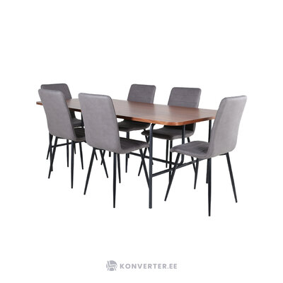 Rectangular dining set (uno, windu)