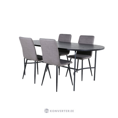 Oval dining set (skate, windu)