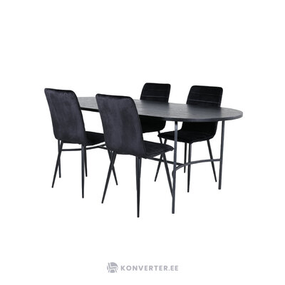 Oval dining set (skate, windu)