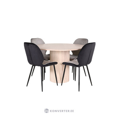 Round dining set (bianca, emma)