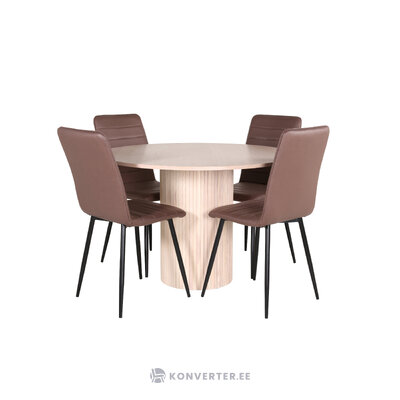 Round dining set (bianca, windu)