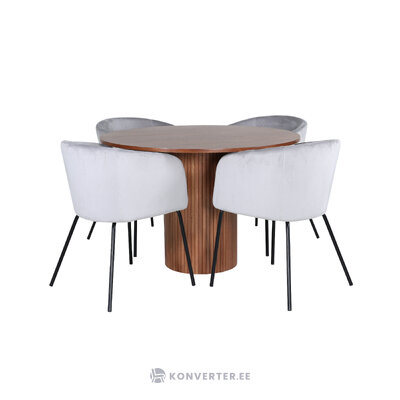 Round dining set (bianca, berit)