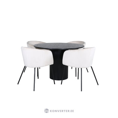 Round dining set (bianca, berit)