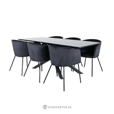 Rectangular dining set (piazza, berit)