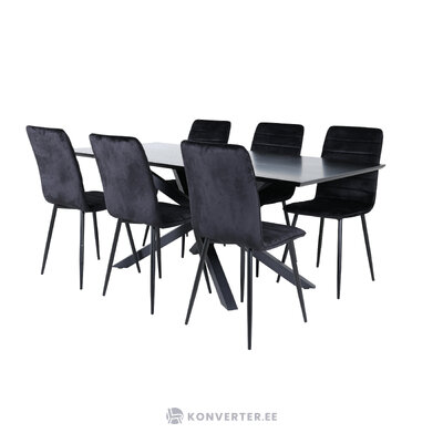 Rectangular dining set (piazza, windu)