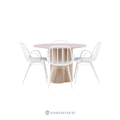 Round dining set (olivia, dyrön)