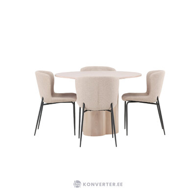 Round dining set (olivia, modesto)