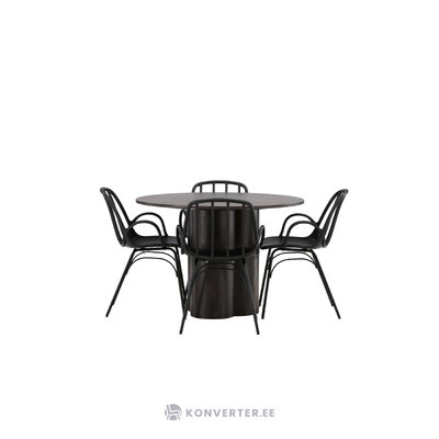 Round dining set (olivia, dyrön)