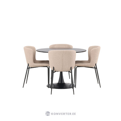 Round dining set (glade, modesto)