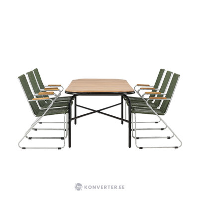 Rectangular dining set (holmbeck, bois)