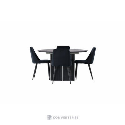 Round dining set (night)