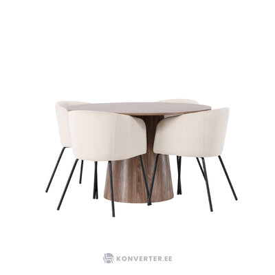 Round dining set (berit)