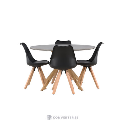 Round dining set (zeno)