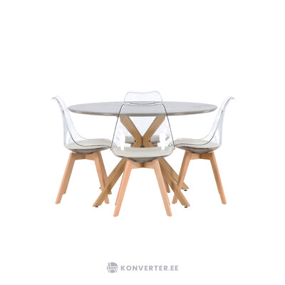 Round dining set (edvin)