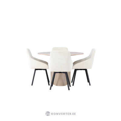 Round dining set (rosie)