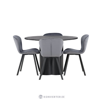 Round dining set (lilya)