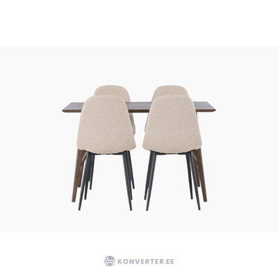 Rectangular dining set (polar)