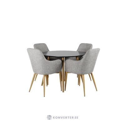 Round dining set (plaza, comfort)