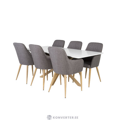 Rectangular dining set (piazza, comfort)