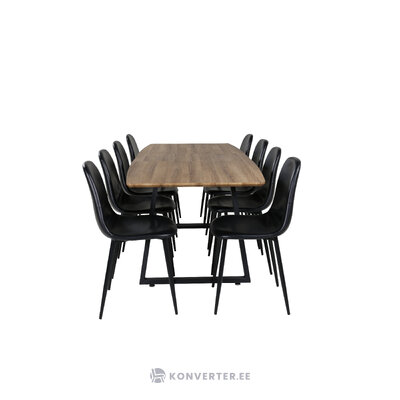 Rectangular dining set (inca, polar)