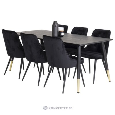 Rectangular dining set (dip, velvet deluxe)