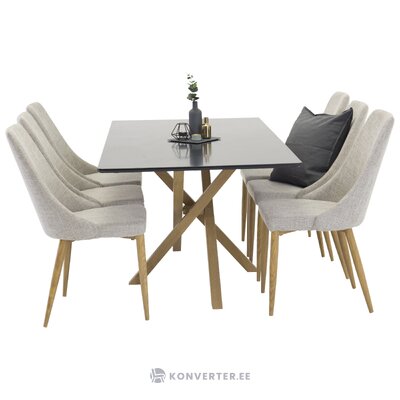 Suorakaiteen muotoinen ruokailuryhmä (piazza, leone)