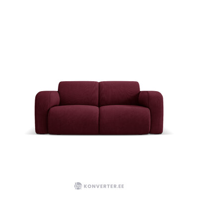 Dīvāns &#39;lola&#39; bordo, strukturēts audums
