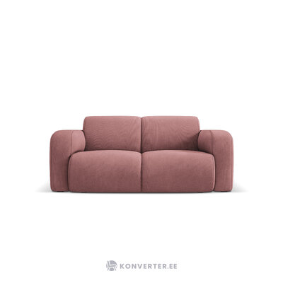 Sofa &#39;lola&#39; rožinė, struktūrinio audinio