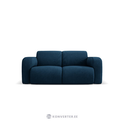 Sofa &#39;lola&#39; giliai mėlynas, struktūrinis audinys