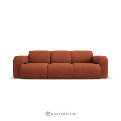 Dīvāns &#39;lola&#39; oranžs, strukturēts audums