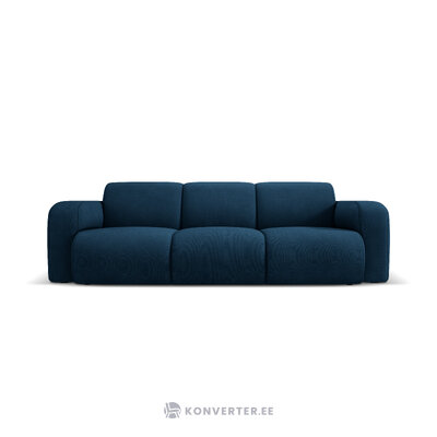 Dīvāns &#39;lola&#39; dziļi zils, strukturēts audums