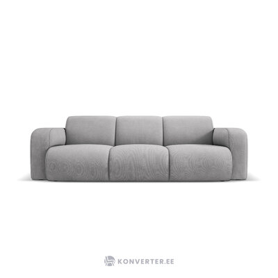 Sofa &#39;lola&#39; light grey, structured fabric