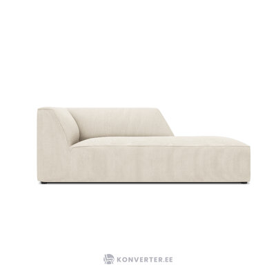 Lounge chair (sao) windsor &amp; co light beige, velvet, without legs, better