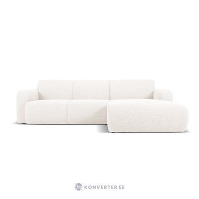 Corner sofa &#39;lola&#39; white, boucle, better