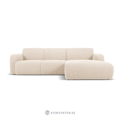 Corner sofa &#39;lola&#39; beige, boucle, better