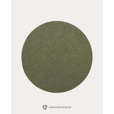 Pyöreä vihreä matto (despas)