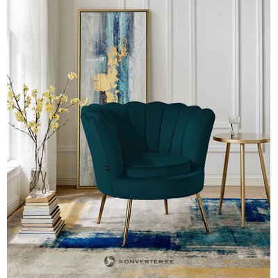 Kerosene velvet design armchair (kelsey)
