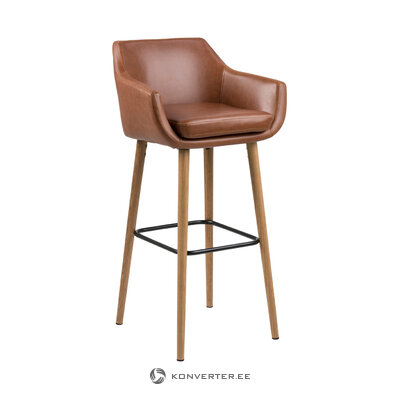 Dark brown bar stool (actona)
