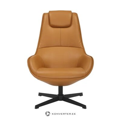 Mustard Yellow Swivel Armchair Adric