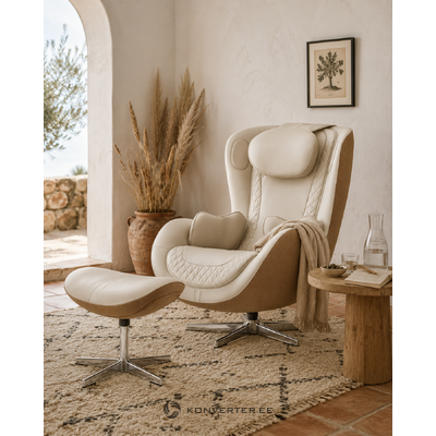 Massage armchair with footstool (Nou Campo)