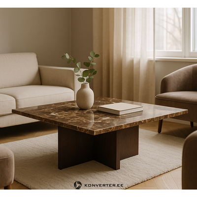 Brown Marble Coffee Table Brooksville (KONV)