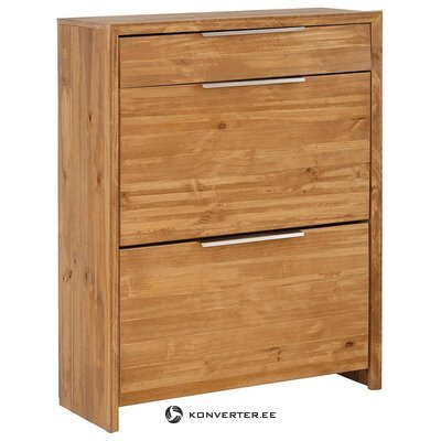 Brown solid wood shoe cabinet (auckland)